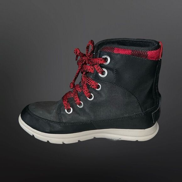 Women’s Sorel Women's Explorer 1964 Black Boot Size 7.5 - Picture 5 of 7